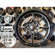 Lenso Project D8 17X7.5JJ 4X100 Black（167）