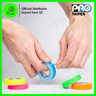 PRO Pocket Spike Stack Fluorescent PROTAPES (5 in 1) Palm Size Gaffer Tape Matt Duct Tape Camera Art