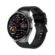 นาฬิกาสายเหล็ก Watch4 Pro วัดระดับน้ำตาลในเลือดได้ นาฬิกา Bluetooth สายรัดเหล็ก นาฬิกาเพื่อสุขภาพ