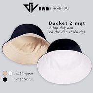 COMBO of 2 DWIN bucket hats with bucket ears and Unisex plain brim, suitable for men and women