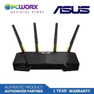 ASUS TUF Gaming AX3000 Dual Band WiFi 6 (802.11ax) Gaming Router, powered by a tri-core processor, up to 2700 sq ft &amp; 25+ devices, Game acceleration, Dedicated gaming port, support AiMesh Whole Home Mesh WiFi, Lifetime Free Internet Security