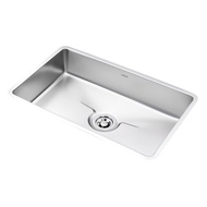 ZUHNE Lumi Single Bowl Undermount Kitchen Sink, 16-Gauge Stainless Steel (Made in S. Korea)