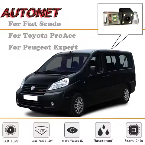 AUTONET Rear View camera For Fiat Scudo / Toyota ProAce / Peugeot Expert / Citroen Dispatch Jumpy Co