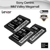 Lexar SILVER PLUS SD Card 64GB / 128GB / 256GB 4K V30 SILVER PLUS UHS-I SDXC Memory Card