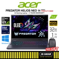 Acer Predator Helios Neo 14 AI PHN14-71-94ZZ - Core Ultra 9 285H - RTX 5070 - 32GB RAM - 1TB SSD (3Y