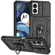 Serasi dengan Sarung Telefon MOTO GPlay Tetingkap Tolak Tentera Motorola G32 Stand Edge 40 Pro Penut