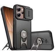 For Xiaomi Poco C71 Case Poco C71 Cover Poco C71 Cases Matte Feeling Hard Military Stand Holder Prot