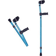 FLYUFO Walking Crutches, Medical Elbow Crutches Foldable, Portable Forearm Crutches for Adults, Ergo