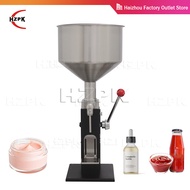 HZPK 304 Stainless Steel Manual Paste Liquid Filling Machine(5-60ML) With CE Certificate A03-E