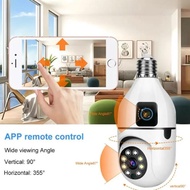 IP Camera CCTV Bohlam Lampu Dual Camera App V380Pro