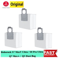 Original Roborock Disposable dust bag Accessories For Roborock S7 MaxV Ultra/S7 Max Ultra/Q7 Max/Q5+