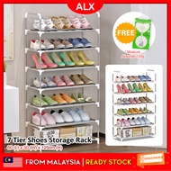 ALX DIY Large 7 Tier Closet Home Living Space Saving Dust-proof Shoes Rack A07