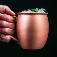 H6530ML 100% Pure Copper Mug Mug Drum Cup Cocktail Cup Pure Copper Mug Restaurant Bar Cold Drink Cup