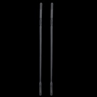 ZHAOX55OI 2PCS Flute Cleaning Rod, Black Color ABS Flute Cleaning Stick, Professional Woodwind Instr