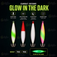 BOCEAN UB Squid Jig Luminous Body Perambut Gewang Sotong Mata Candat Killer Fishing Candat Twist