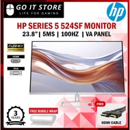 HP Series 5 Monitor S5 524SF / 527SH / 532SF 23.8" / 27"/ 32" FHD 1920X1080 100HZ IPS Monitor (HDMI/