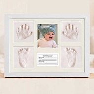 Hand Footprint Photo Frame Baby Handprint Footprint Identity Card Commemorative Photo Frame Baby Cla