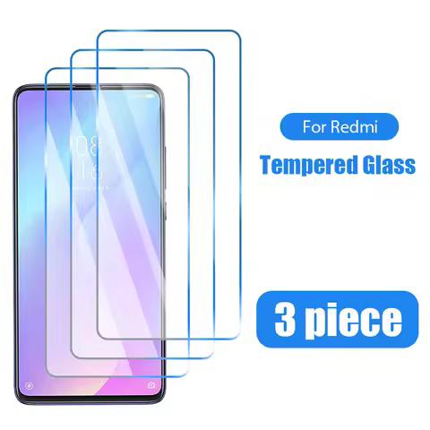 3PCS Phone Glass for Redmi Note 9 8 Pro 8T 9S 7 Screen Protector for Xiaomi Redmi 9 9A 9C 4X 3S 4A 4
