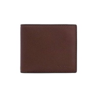 [Coach] wallet (half wallet) F74991 mahogany MAH leather bifold wallet men's [outlet product]