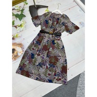 [Selection] – vintage style Japanese chiffon dress 23.ĐV76 – Size