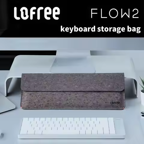 Lofree FLOW2 Keyboard Storage Bag Digital Storage Bag 68/84/100 Keys Dark Brown Xiaoshun FLOW2 Keybo