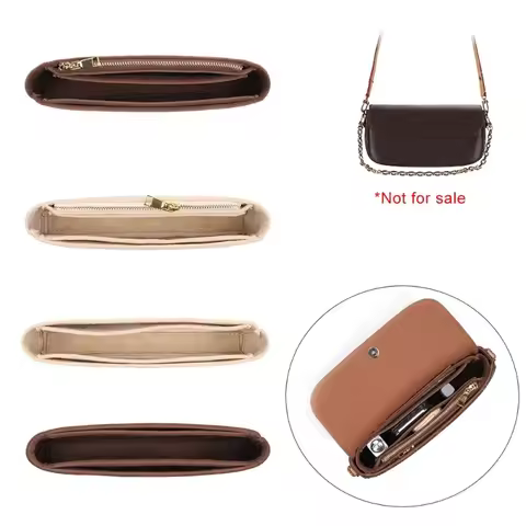 Felt Bag Organizer Makeup Storage Felt Insert Bag Organizer Custom Size Insert Bags For LV Monogram