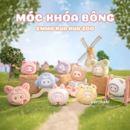 Available | Blindbox Genuine adorable Emma Rua Rua Zoo plush keychain