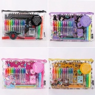 [FREE EXTRA 2 PENCIL] 18in1 Smiggle Pencil Case Set Kotak Pensil with Pen, Pencils , Highlighter , Eraser