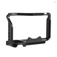 Andoer Camera Cage Aluminum Alloy Camera Video Cage with Cold Shoe Mounts Numerous 1/4 Inch Threads 