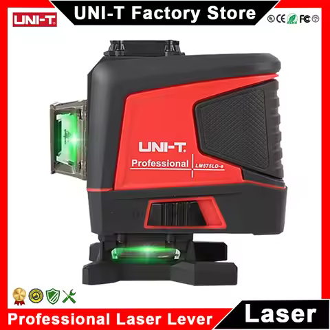 UNI-T LM573LD LM575LD LM576LD E 12/16 Lines Laser Level Tool Professional 360 Laser Leveling Instrum