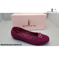 [Ready Stock] Pretty In Women Slip-On Flats Shoes 【PLUS SIZE】Kasut Perempuan Wanita Saiz Besar
