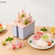 Ooran Home Popsicle Mold Set 1 Reusable DIY Silicone Ice Lattice Tray for Freezer Delightful Summer 
