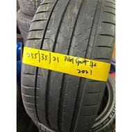 Used Tires 4pcs 255/35/21  Michelin Pilot Sport 4S (Year 2021)