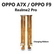 OPPO A7x / F9 / Realme2 Pro  USB Data Dock Charger Charging Port Flex Cable Ribbon For Repair Realme