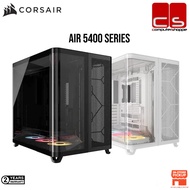 CORSAIR Air 5400 Series Triple Chamber Mid-Tower PC Case -Black/White