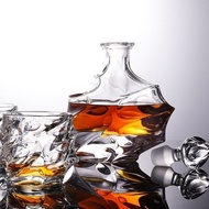 HOT DEAL European Style HighEnd Crystal Liquor Bottle Set Whiskey Glass Set Glassware Liquor Glasses