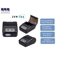 Zywell ZM03 Mobile Pos 58mm Bluetooth Thermal Receipt Printer For Android Tablet Phone Topup Pay Bill portable printer