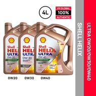 SHELL HELIX ULTRA 0W20 / 0W30 / 0W40 FULLY SYNTHETIC ENGINE OIL THAILAND / HONG KONG 4L