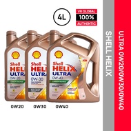 SHELL HELIX ULTRA 0W20 / 0W30 / 0W40 FULLY SYNTHETIC ENGINE OIL / MINYAK ENJIN KERETA THAILAND / HON