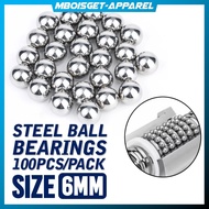 100PCS - STAINLESS STEEL BEARING BALLS SIZE 6MM 6 mm