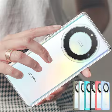 For Honor X9A Case Cover Honor X9A Capas Shockproof Back Transparent Colour Clear For Fundas Honor M