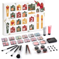 Christmas Makeup Advent Calendar 2025 for Teens Girls, 30pcs Advent Beauty Calendar, 24 Days Christm