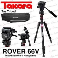 Tripod Takara Rover 66V 66 Travel Monopod Kamera DSLR Mirrorless Handycam