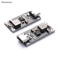 Ratswaiiy Type-C USB 5V 3A 3.7V 18650 Lithium Li-ion Battery Charging Board Charger Module nay