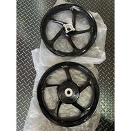 Sport Rim Yamaha Scooter NOUVO LC 100% HLY Original Yamaha BLACK HITAM (  Line Biru )