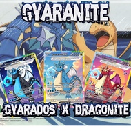 POKEMON TCG HOLOGRAM ENGLISH VERSION EX CARD Fusion - GYARANITE (GYARADOS + DRAGONITE)