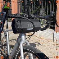 [Buymorefun] Bike Handlebar Bag Handle Handy Storage Bag Professional Cylinder Bike Frame Bag