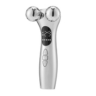 Electric Facial EMS Micro-current Beauty Instrument LED Display Face Lift 4D Roller Massager Skin Ti