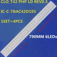 LED Backlight Strip 6 Lamp For 42'' TV IC-C-TBAC42D193 CLO_T42 PHP LD REV0.3 42PFL3188H/12 TPT420H2 