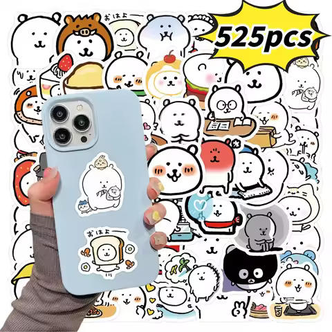 525PCS JOKE BEAR Self-mocking Bear Stickers Graffiti Sticker DIY Diary Phone Case Suitcase Handmade 
